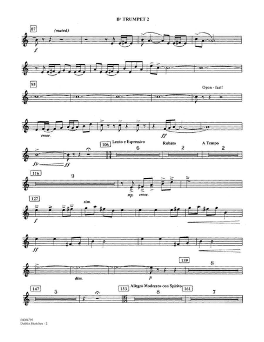 Dublin Sketches - Bb Trumpet 2