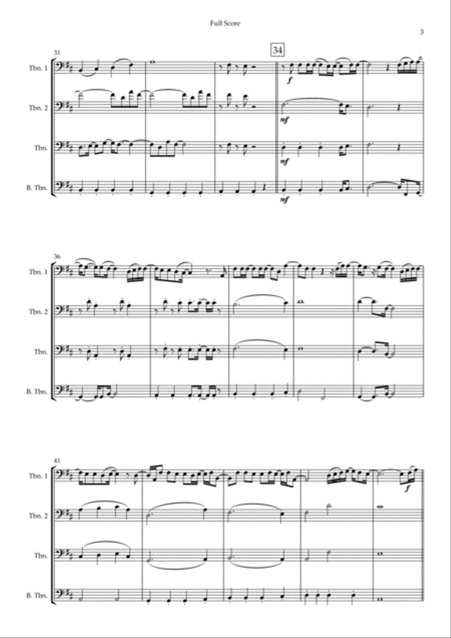 This Is Me Brass Ensemble scores gallery preview page 3