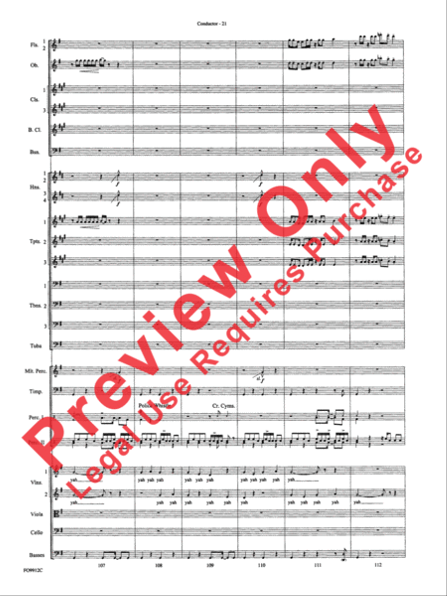 Selections from Star Wars: Episode I The Phantom Menace Full Orchestra scores gallery preview page 67