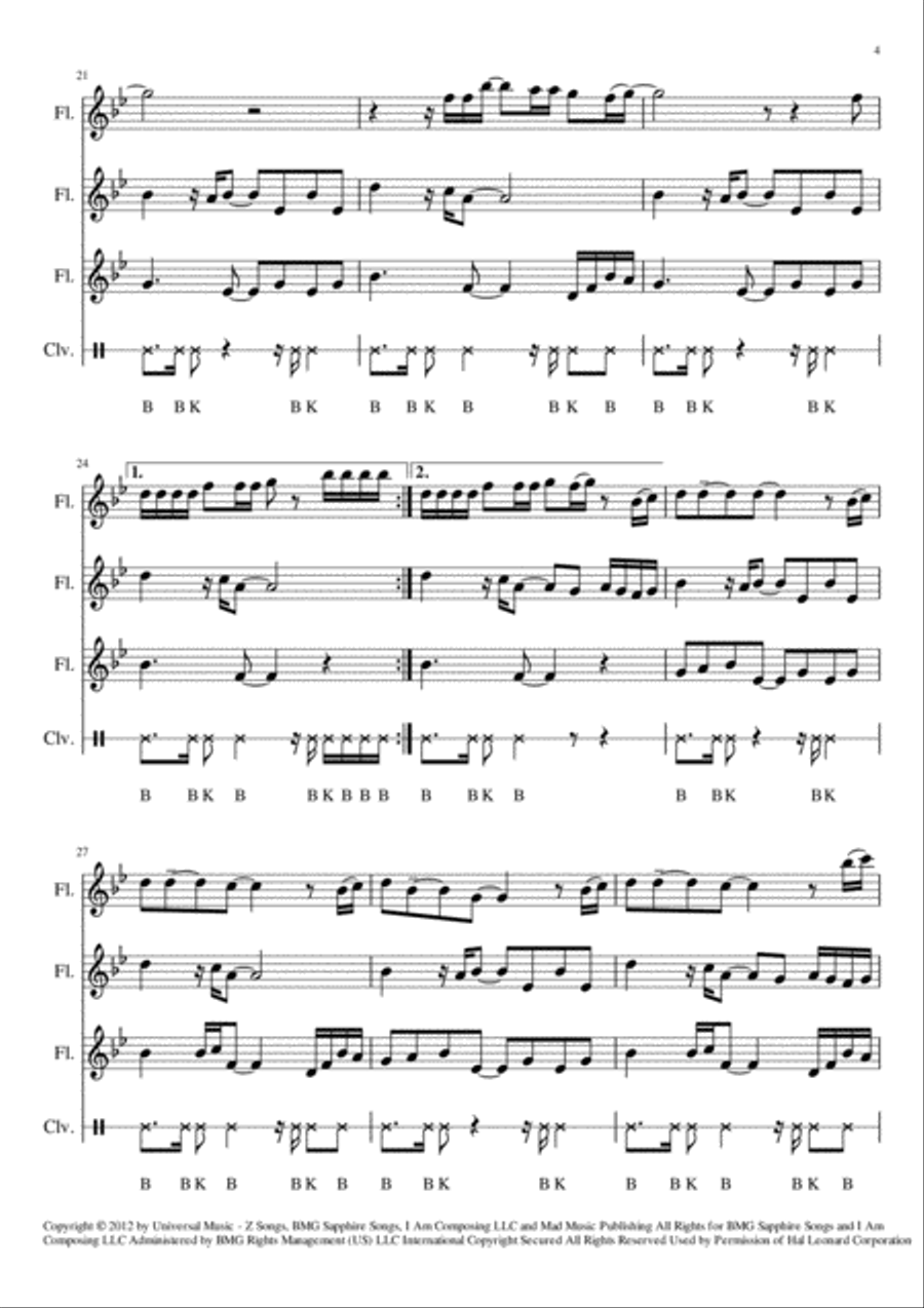 Hall Of Fame Woodwind Trio scores gallery preview page 5
