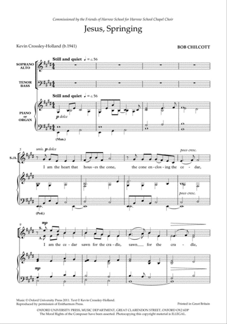 Jesus, Springing Divisi scores gallery preview page 2