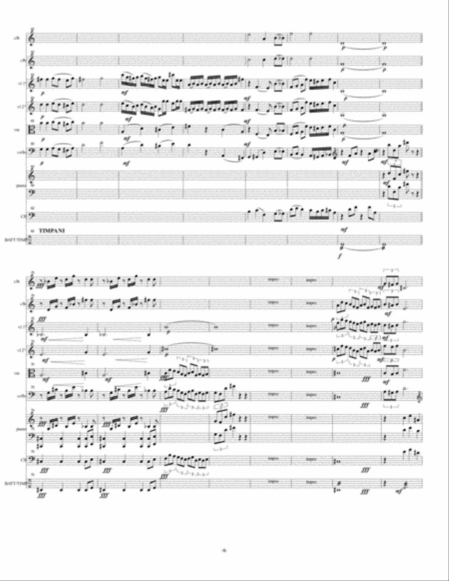 DANSE DU CERCLE OUVERT DANSE DU CERCLE OUVERT Chamber Orchestra scores gallery preview page 6