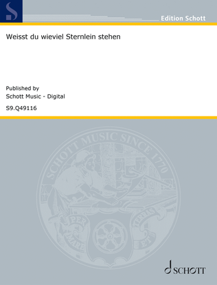 Weisst du wieviel Sternlein stehen