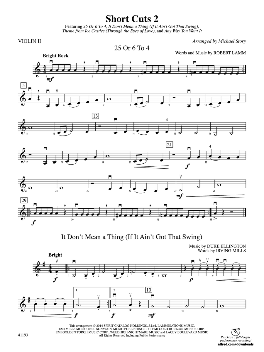 Short Cuts 2: 2nd Violin