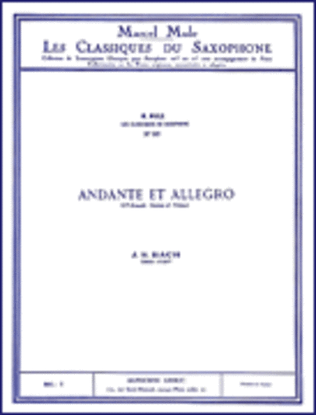 Andante Et Allegro (classiques No.97) (saxophone-alto & Piano)