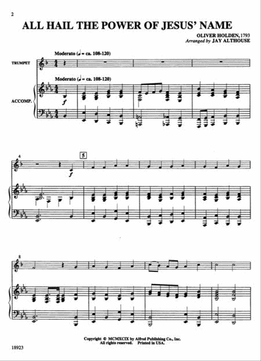 The Sacred Trumpet Soloist Cornet scores gallery preview page 3