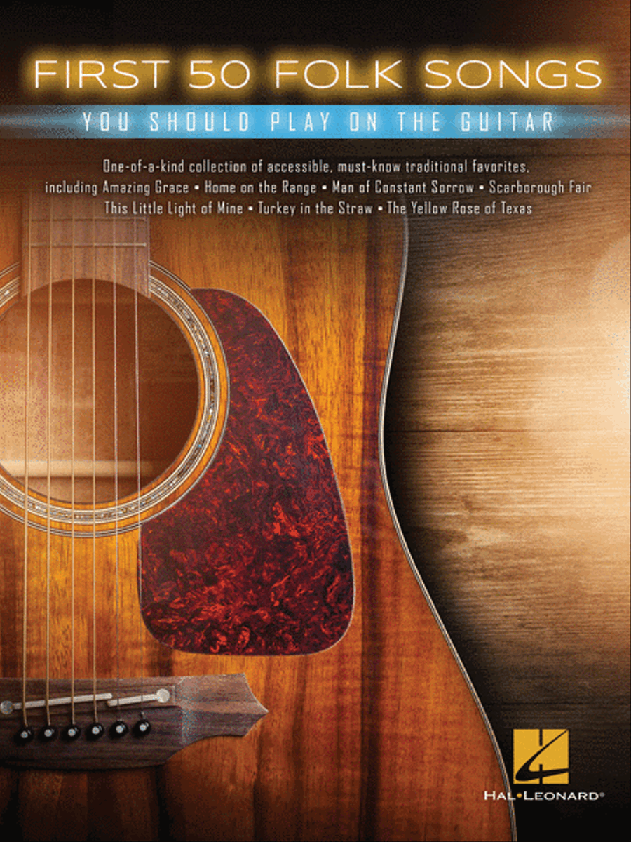 First 50 Folk Songs You Should Play on Guitar Acoustic Guitar scores gallery preview page 1