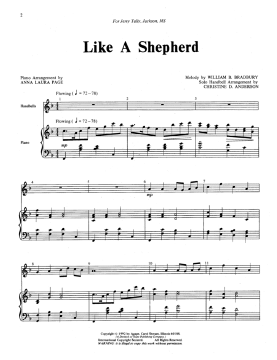 Like a Shepherd Like a Shepherd Percussion scores gallery preview page 2