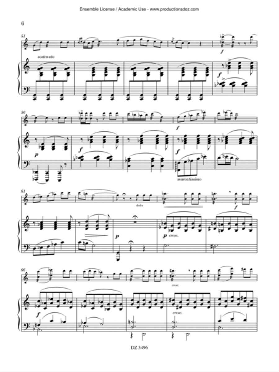 5 Pièces de salon Piano Accompaniment scores gallery preview page 6