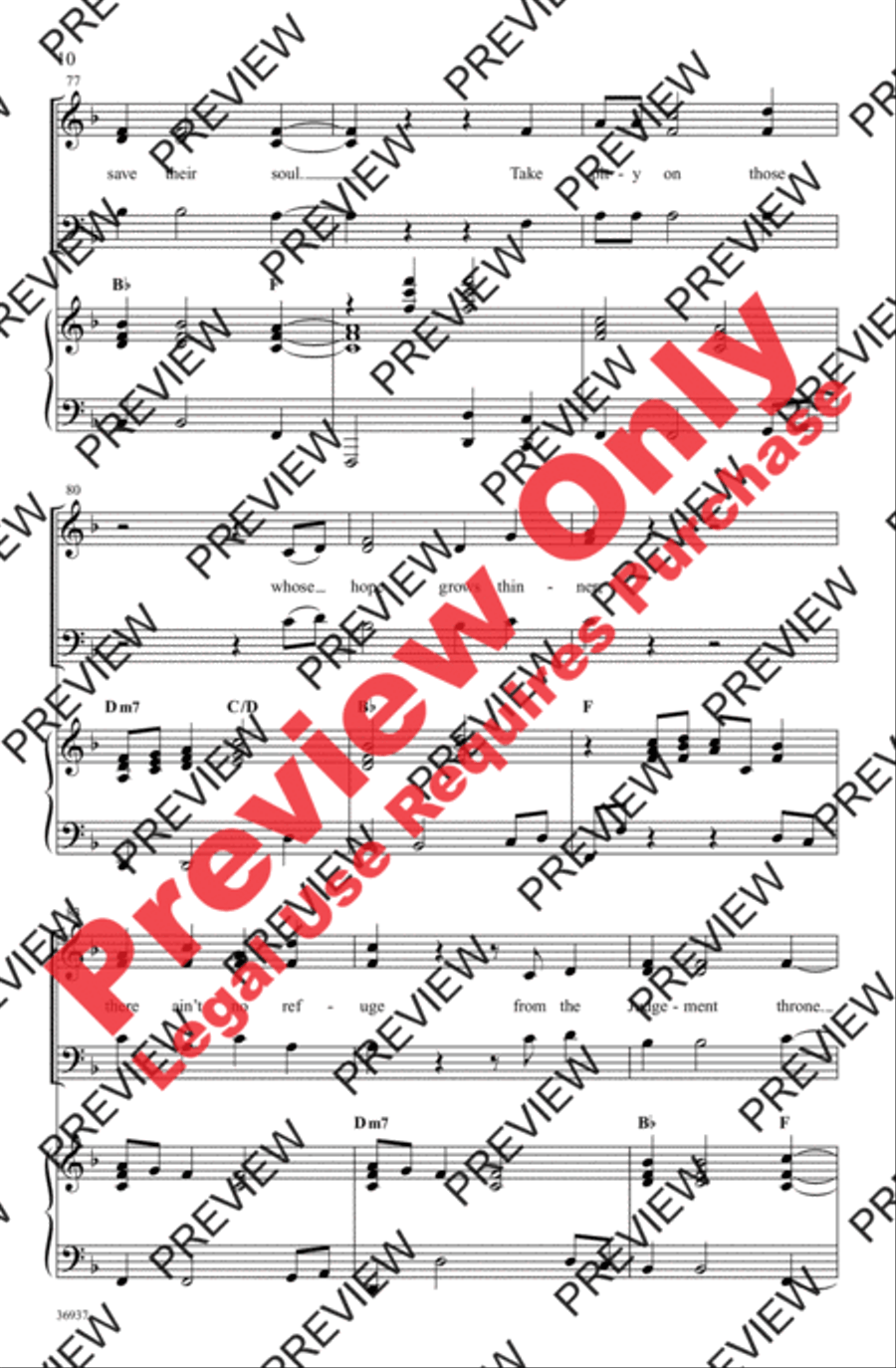 People Get Ready 3-Part scores gallery preview page 10