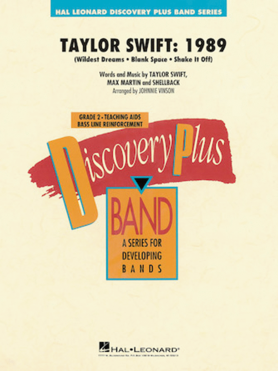 Taylor Swift: 1989 Concert Band scores gallery preview page 1