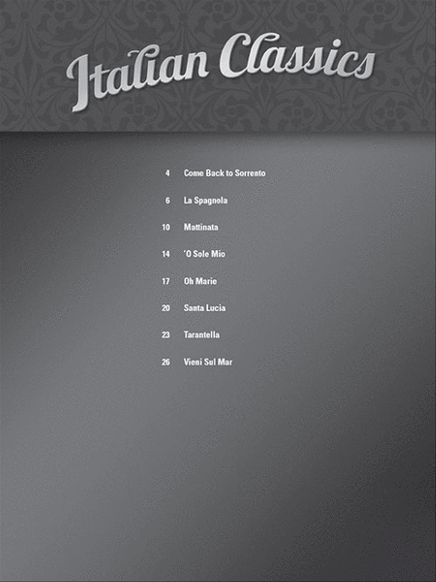 Italian Classics Mandolin scores gallery preview page 3