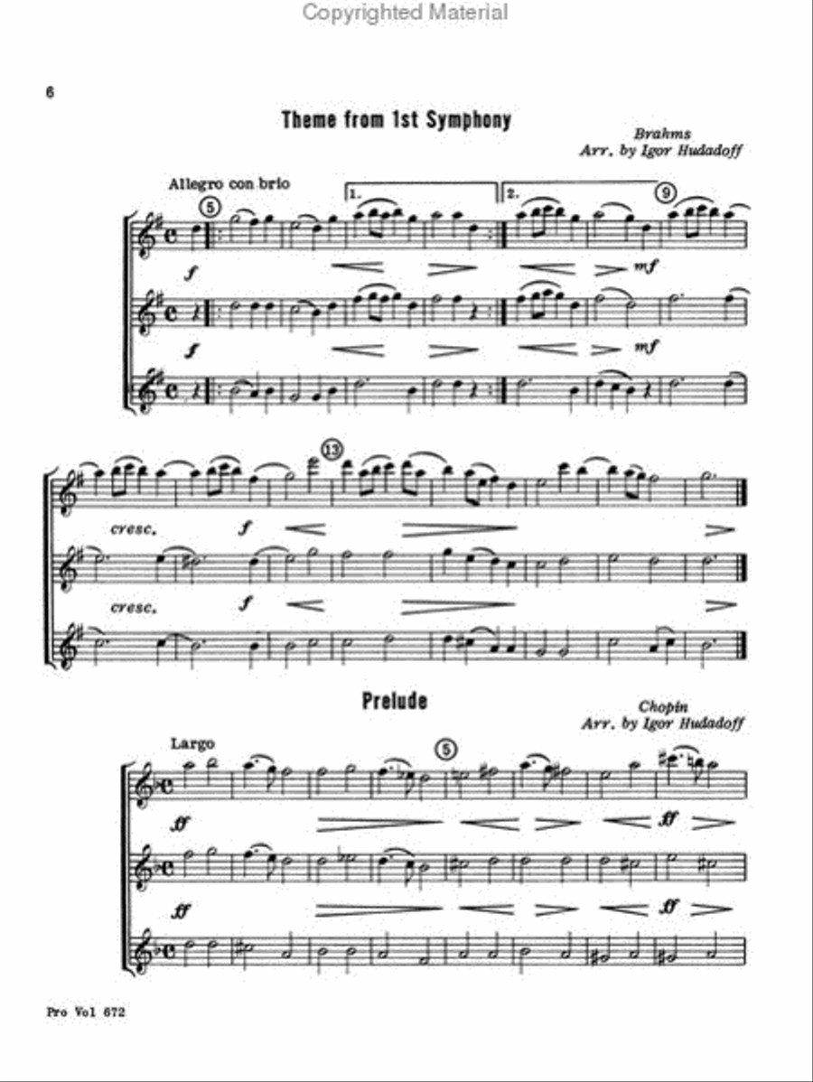 24 Flute Trios 24 Flute Trios Small Ensemble scores gallery preview page 4