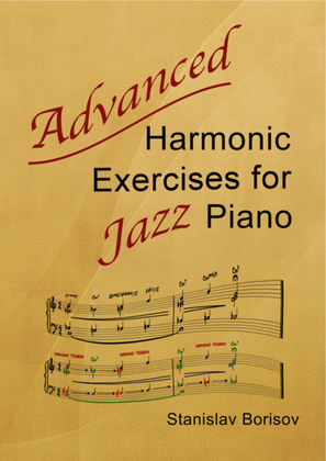 Book cover for Advanced Harmonic Exercises for Jazz Piano