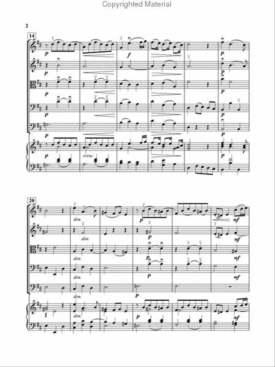 Aria -- Bist Du Bei Mir Aria -- Bist Du Bei Mir String Orchestra scores gallery preview page 3