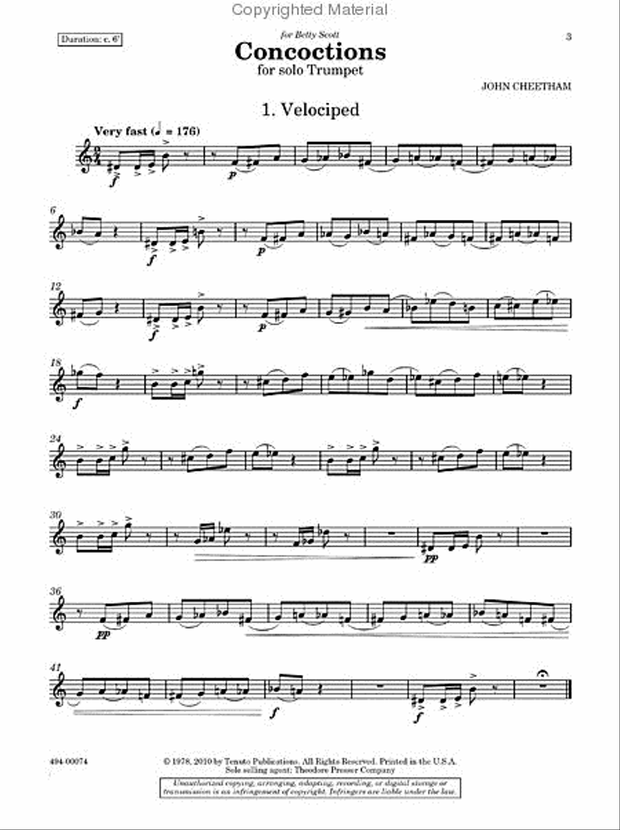 Concoctions Chamber Music scores gallery preview page 2
