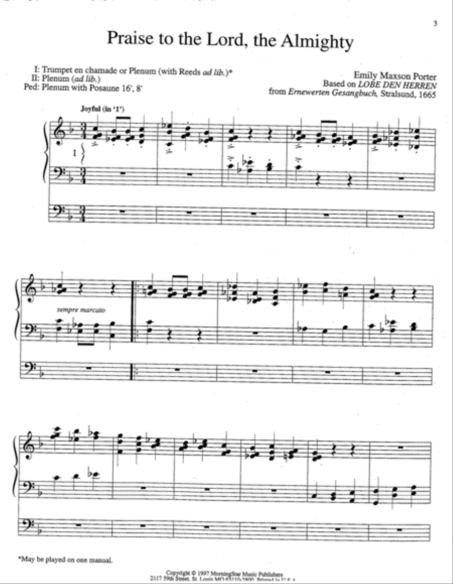 Five Hymn Preludes for Fall Organ scores gallery preview page 2