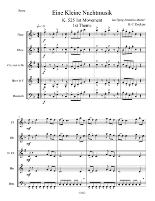 Eine Kleine Nachtmusik (A Little Night Music) for Woodwind Quintet