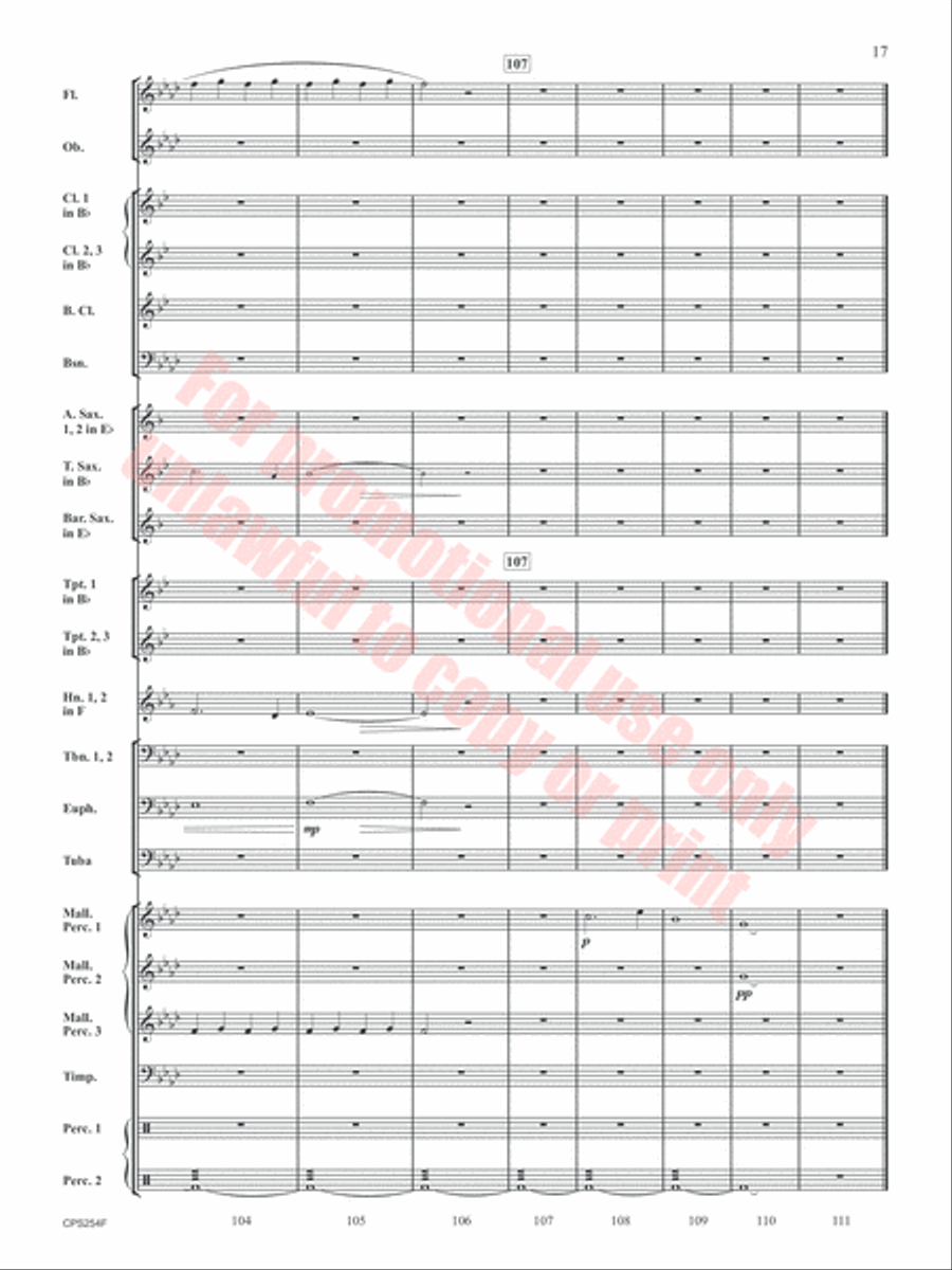 As We Search Concert Band scores gallery preview page 17
