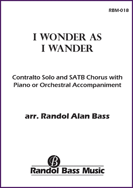 Christmas Ornaments: 4. I Wonder as I Wander (Choral Score) image number null