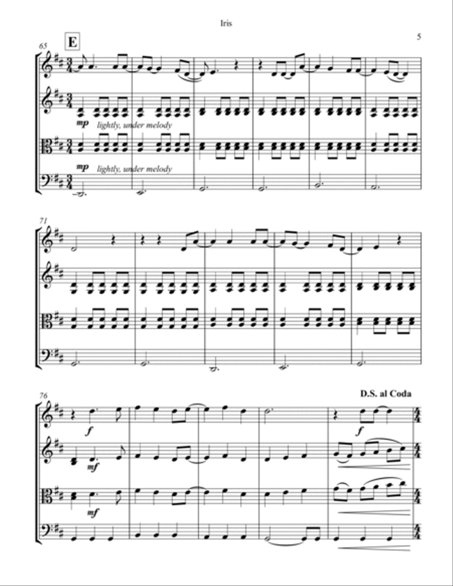 Iris Iris String Trio scores gallery preview page 5