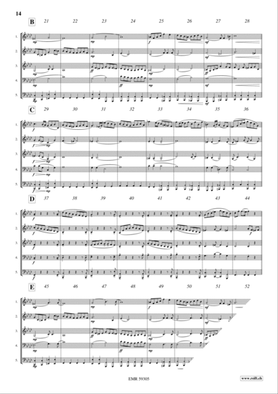 Woodwind Quintet Collection Volume 7 Woodwind Quintet scores gallery preview page 8