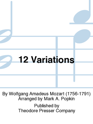 Book cover for 12 Variations