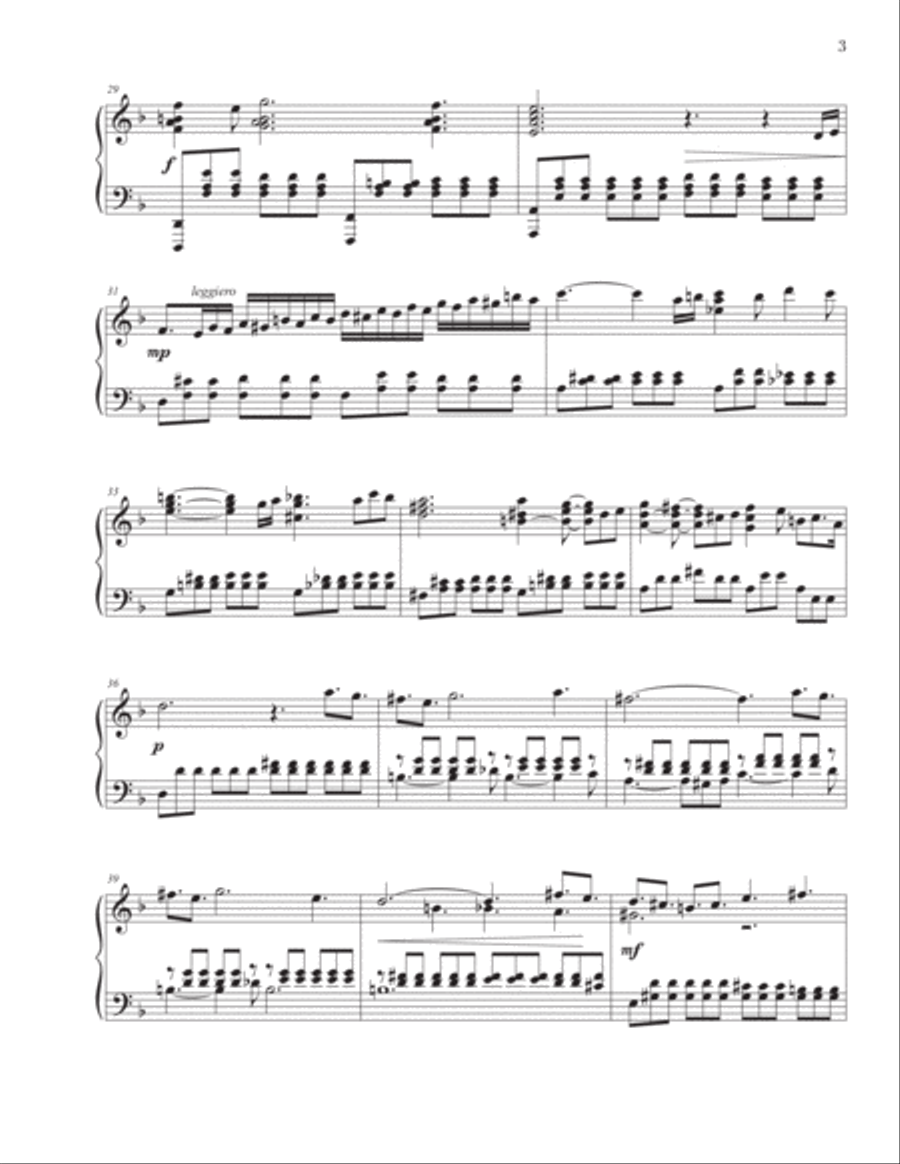 Farewell Piano Solo scores gallery preview page 3