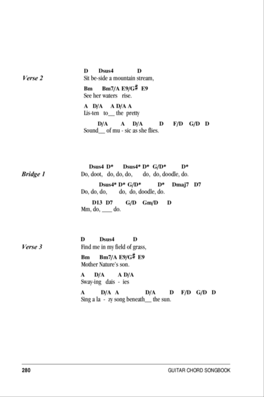 Mother Nature's Son Acoustic Guitar scores gallery preview page 2