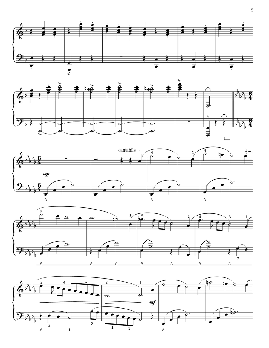 Carnival Of Venice (arr. Phillip Keveren) Piano Solo scores gallery preview page 5