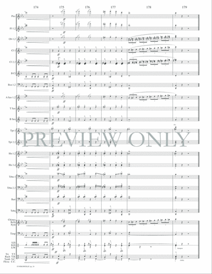 Symbiopholie! Concert Band scores gallery preview page 27