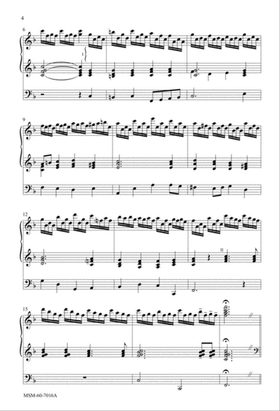 Now Thank We All Our God 4-Part scores gallery preview page 3