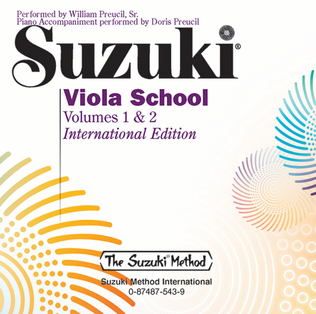 Book cover for Suzuki Viola School, Volumes 1 & 2
