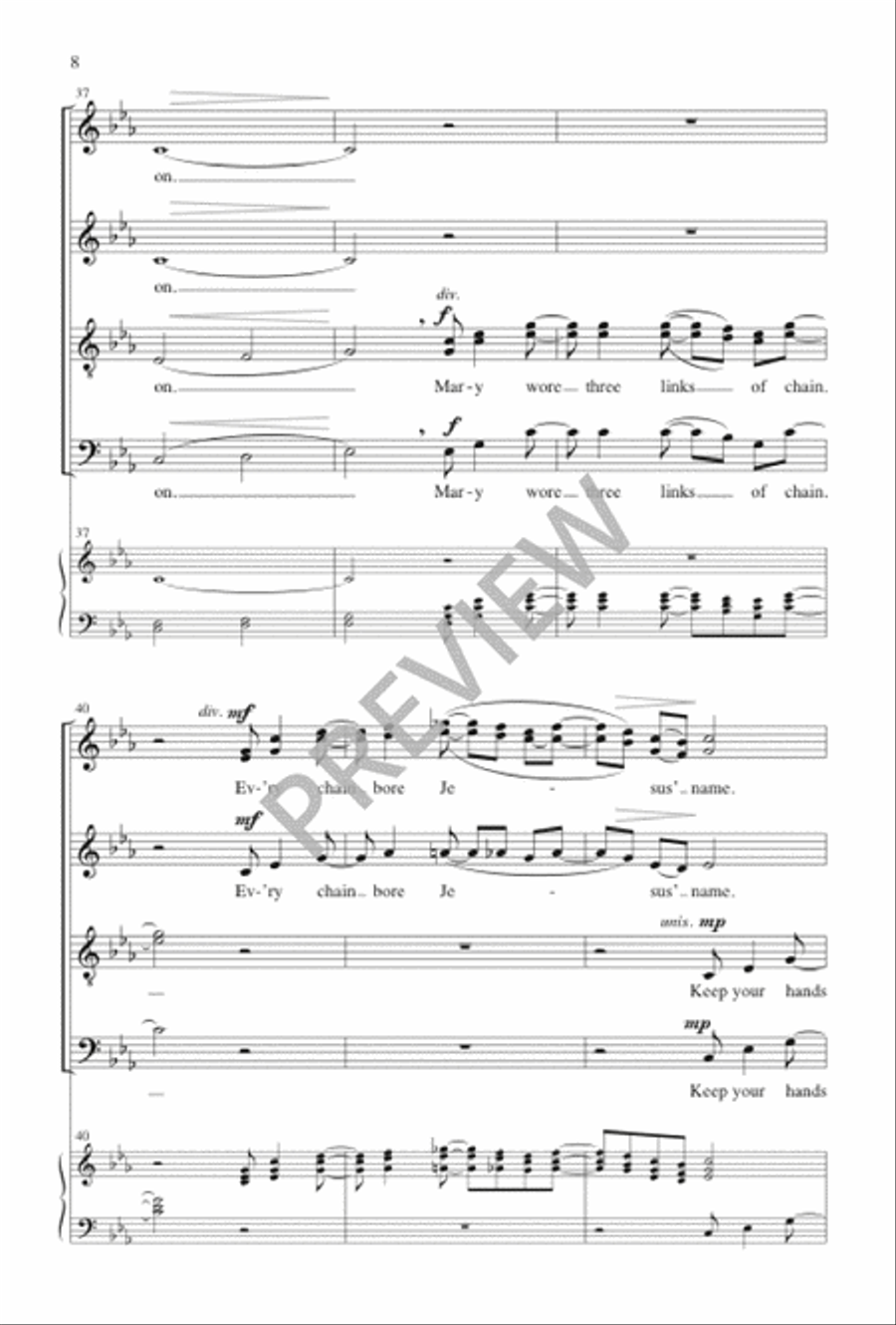 Hold On! Hold On! 4-Part scores gallery preview page 9