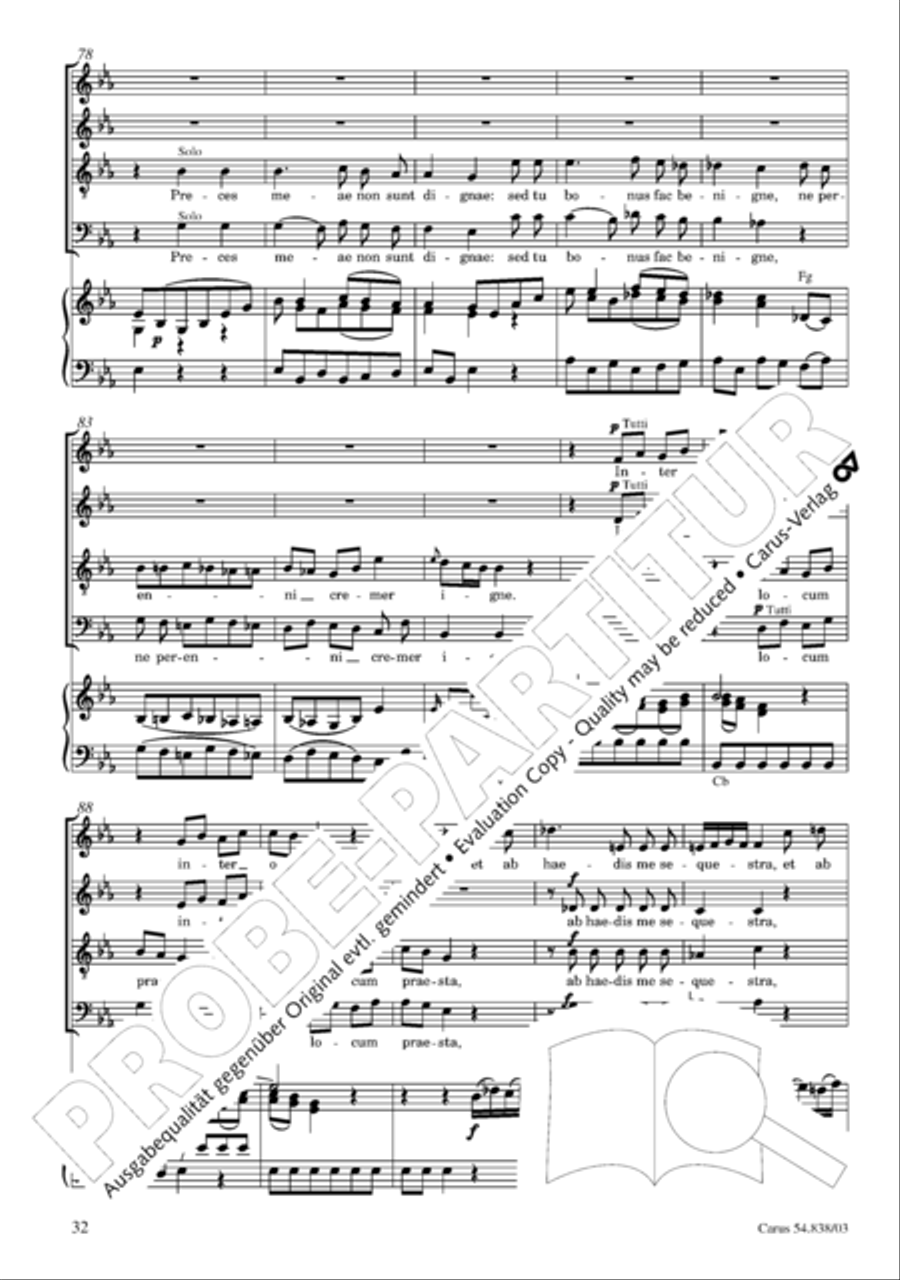 Requiem in B Requiem in B 4-Part scores gallery preview page 37