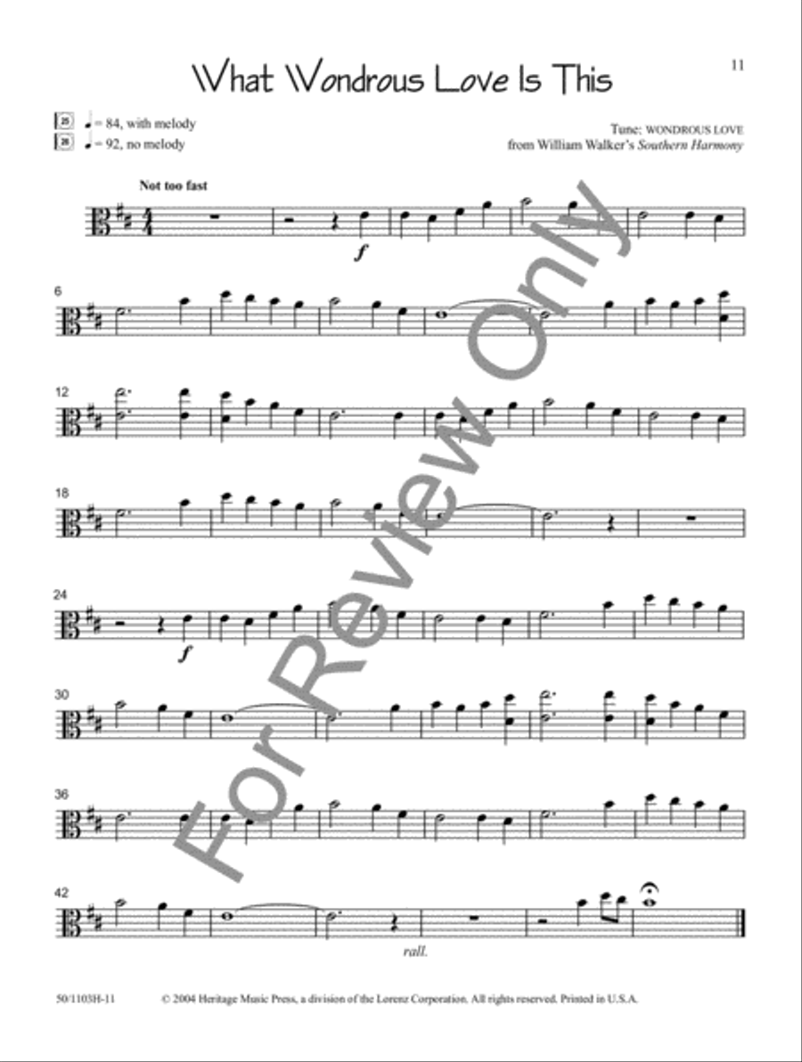 Sacred Solos for the Young Musician: Viola