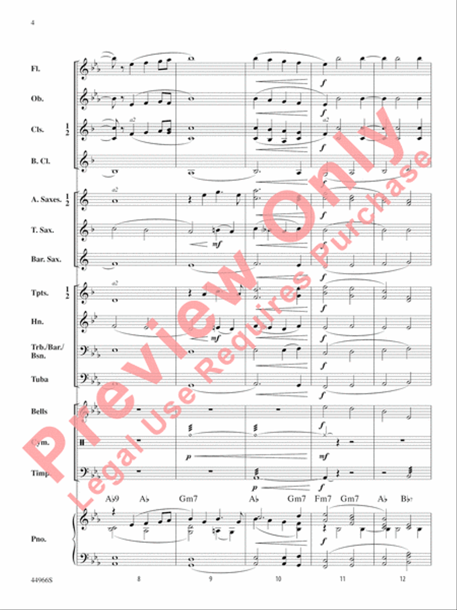 Sonatina Sonatina Concert Band scores gallery preview page 16