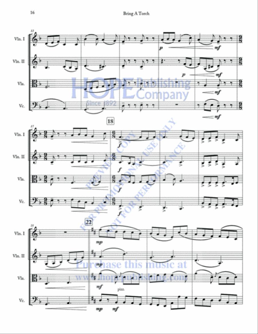 A String Quartet Christmas Vol 2 String Quartet scores gallery preview page 19