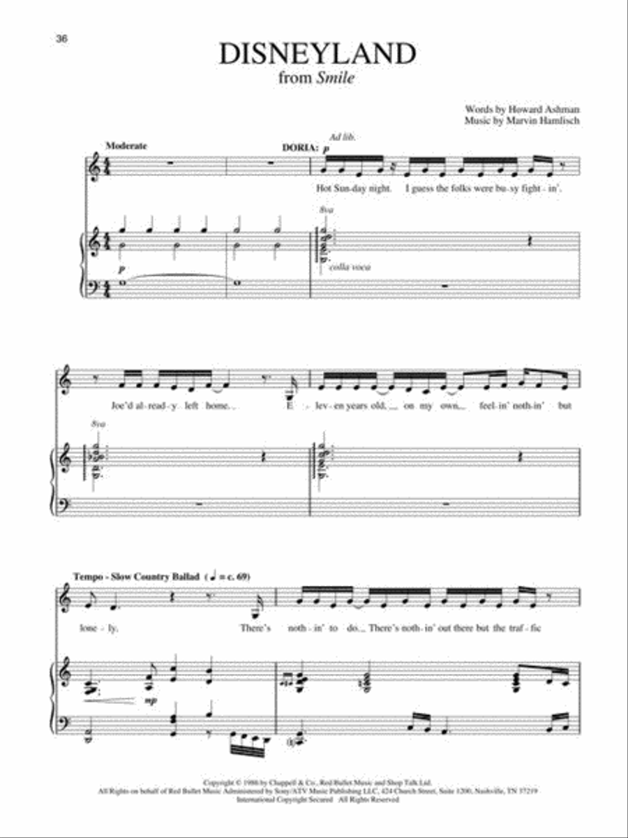 The Giant Book of Songs for Teens from Musicals – Young Women's Edition Piano, Vocal scores gallery preview page 6