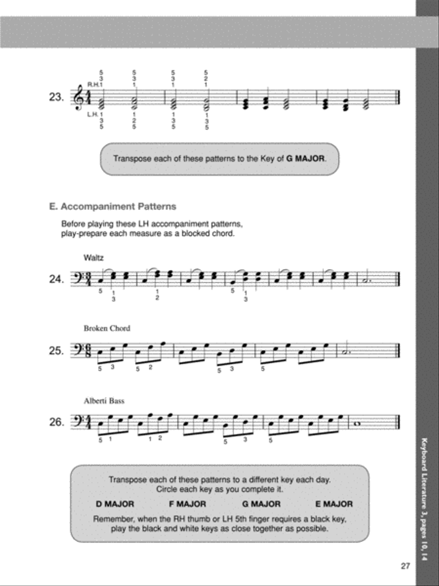 The Music Tree Keyboard Technic