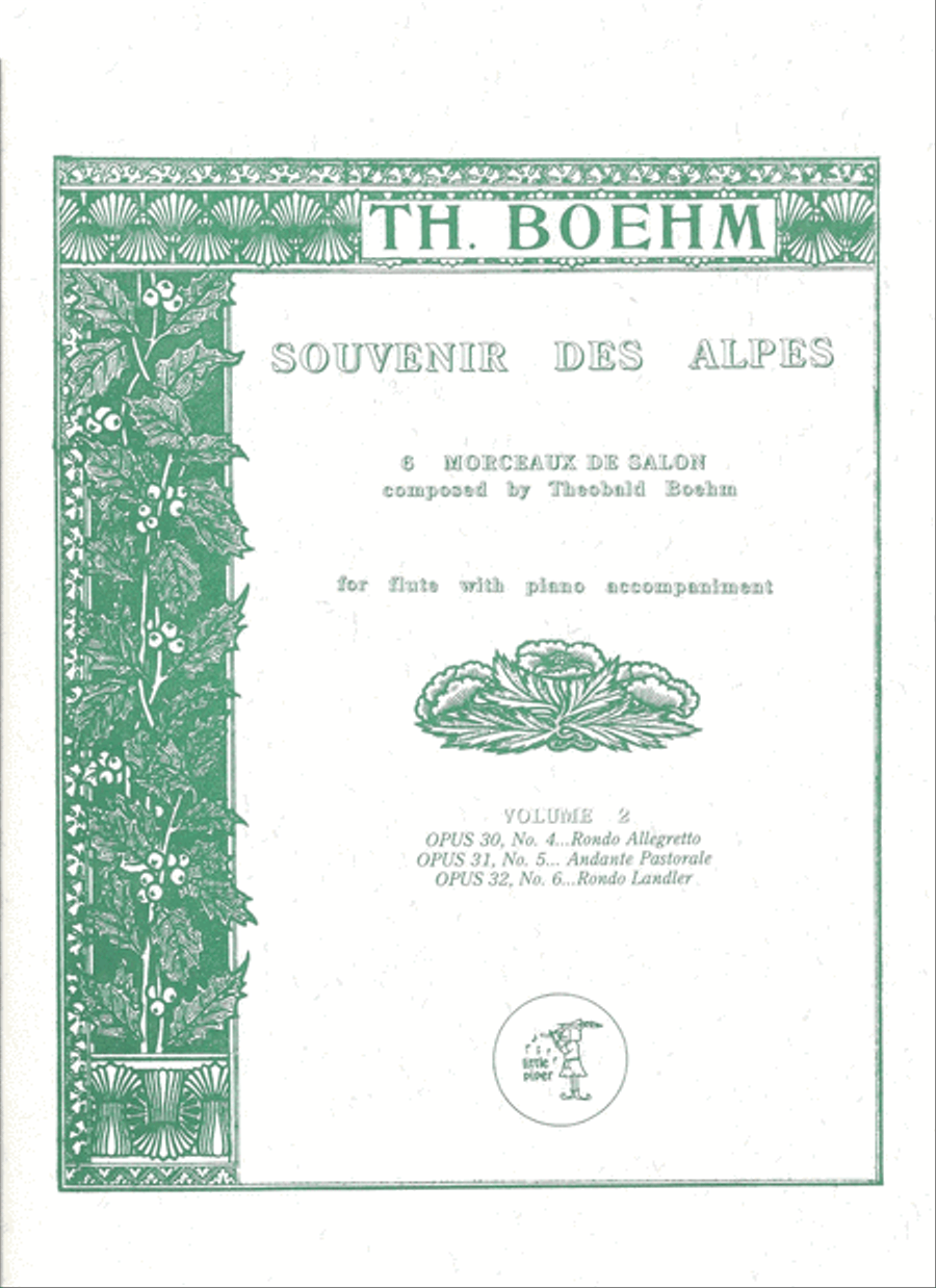 Souvenier Des Alps Op 27 4-6 Flute Solo scores gallery preview page 1