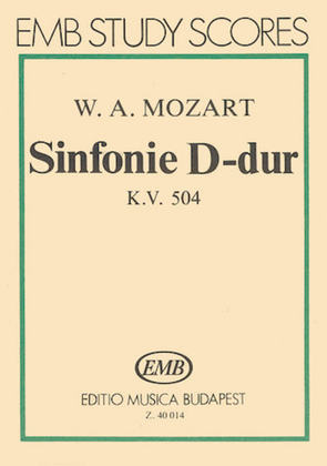 Symphony No. 38 in D Major, K. 504 "Prague"