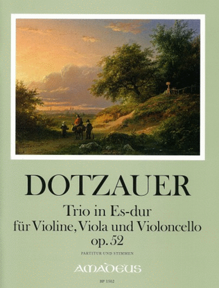 Book cover for Trio in E flat op. 52