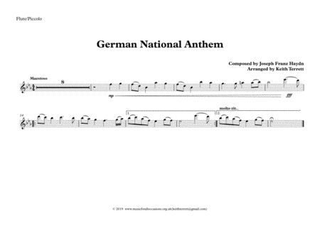 German National Anthem for Symphony Orchestra (KT Olympic Anthem Series) image number null