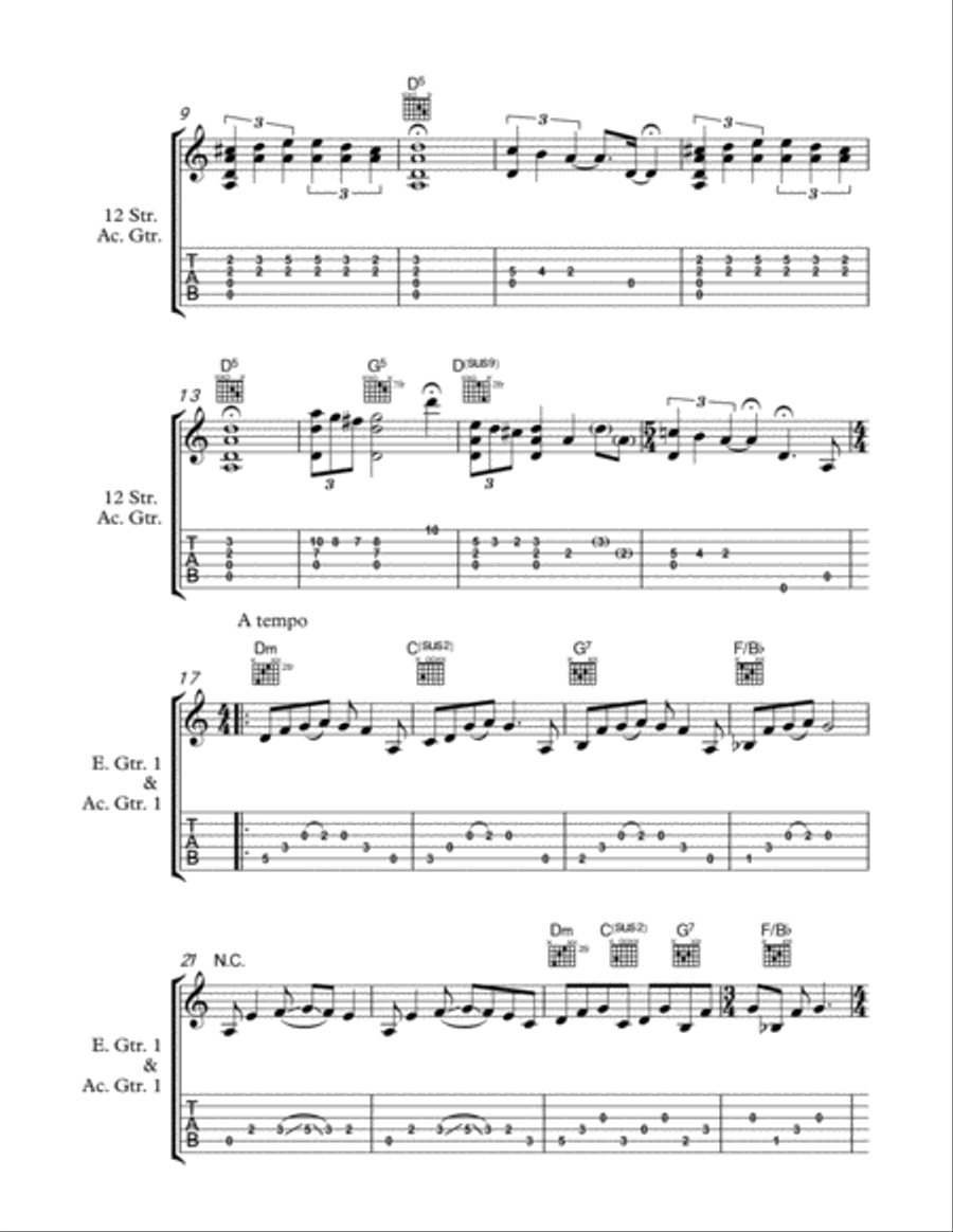Chimera Finale' Electric Guitar scores gallery preview page 2
