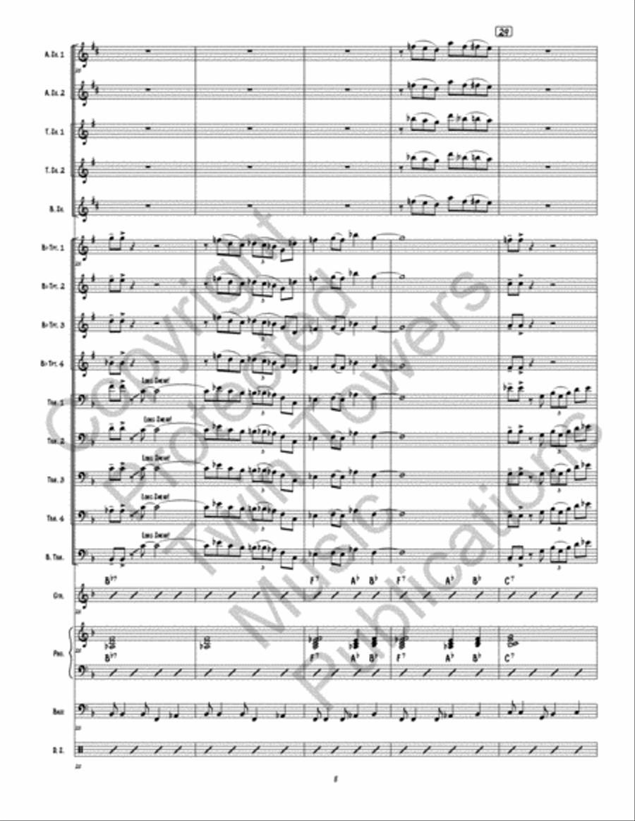 Pocket Aces Pocket Aces Jazz Ensemble scores gallery preview page 6