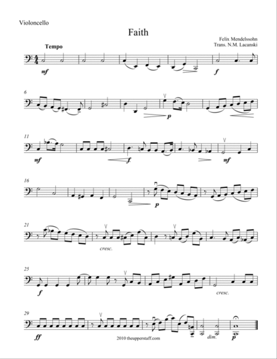 Faith Faith String Orchestra scores gallery preview page 2