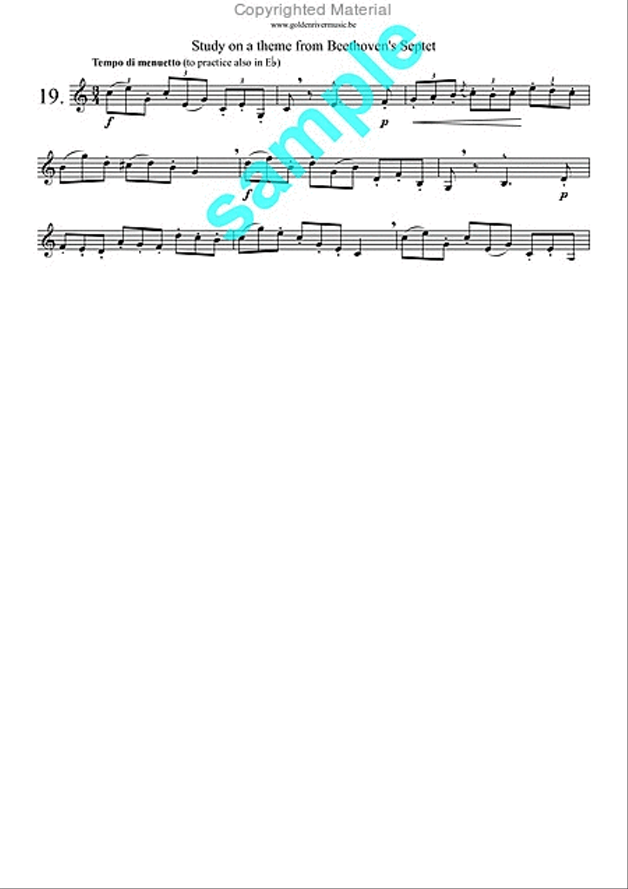34 studies vol. 1 for horn Horn scores gallery preview page 20