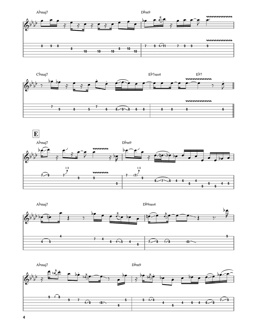Up 'N' At 'Em Electric Guitar scores gallery preview page 4