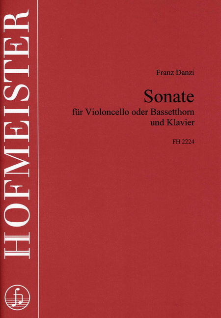 Sonate fur Bassethorn oder Violoncello und Klavier